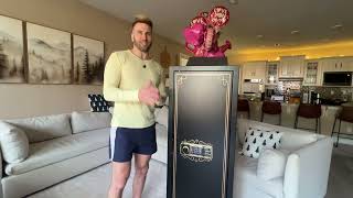 8-12 Fingerprint Long Gun Safe for Rifles & Pistols | Password Lock | Adjustable Shelves