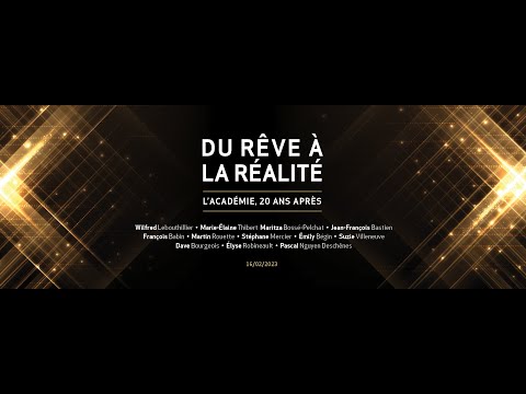 Du rêve à la réalité - L'ACADÉMIE, 20 ANS APRÈS (Vidéoclip officiel)
