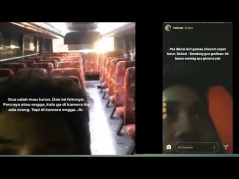 BUS HANTU BEKASI BANDUNG I VIDEO REKAMAN ASLI DI BUS
