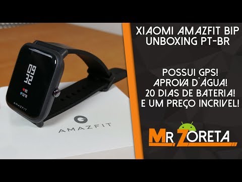 relogio amazfit bip smartwatch mi xiaomi para android e ios