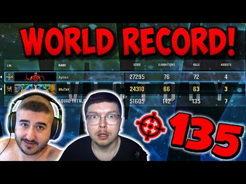 BROKE THE DUO QUADS WORLD RECORD WITH AYDAN! 🔥135 KILLS! ⚠️🏆