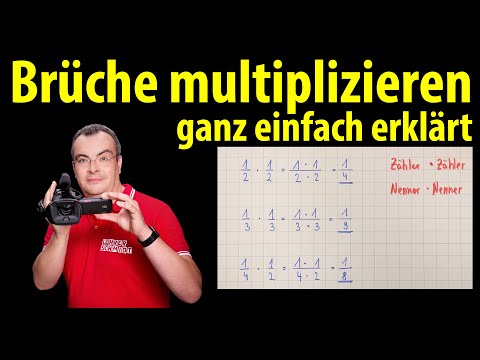 Brüche multiplizieren - Grundlagen ganz einfach erklärt | Lehrerschmidt