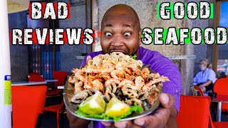 WORST REVIEWED RESTAURANT IN ZAGREB | Fresh Seafood | Zagreb Food | What to Eat in Croatia Amfora