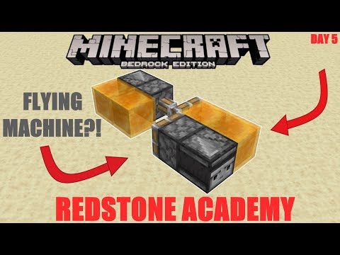 Redstone Academy | The Observer (and pistons) - Phase 1 Day 5 | Minecraft: Bedrock Edition