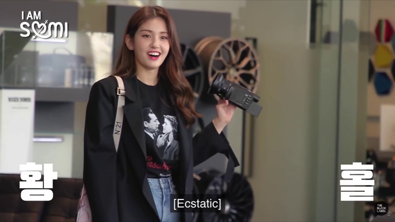 Jeon Somi and her Blacklabel family