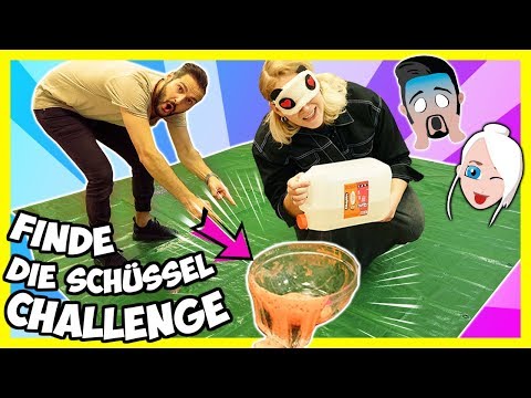 FINDE DIE SCHÜSSEL = DU GEWINNST! Wer kann die Blind Slime Challenge gewinnen? Nina vs. Kaan