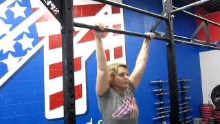 preview picture of video 'Tricia's 1st Pull-up(s) - CrossFit Mendota'