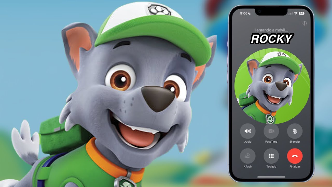 Llamada de Paw Patrol (Rocky)