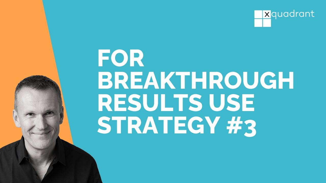 For breakthrough results, use strategy no.3 (S14E03)