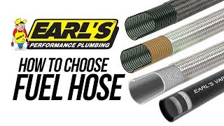 Earl's Plumbing: Choosing a Fuel Hose