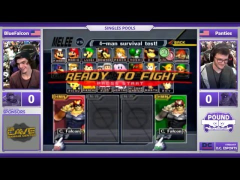 *Pound* 2016 - Melee Pools - BlueFalcon (Captain Falcon) vs. Panties (Captain Falcon)