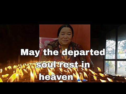 offering 1000 butter lamps for late Ama Dechen Sangmo la🙏/may her soul rest in peace.