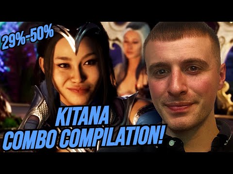 KITANA COMBO COMPILATION: MORTAL KOMBAT 1!