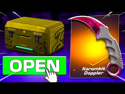 WE UNBOXED A KARAMBIT DOPPLER!! (SKIN CLUB)