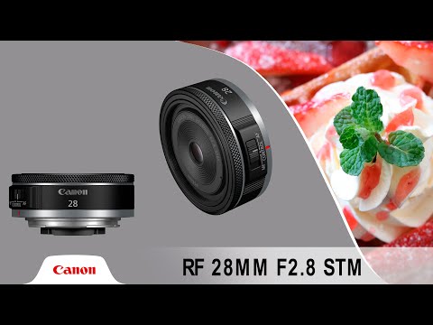 Lente Canon RF 28mm f/2.8 STM - Compacta e Rápida para Câmeras