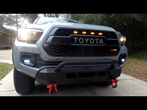 Body Armor 4x4 Hiline Front Bumper: 2017 Toyota Tacoma