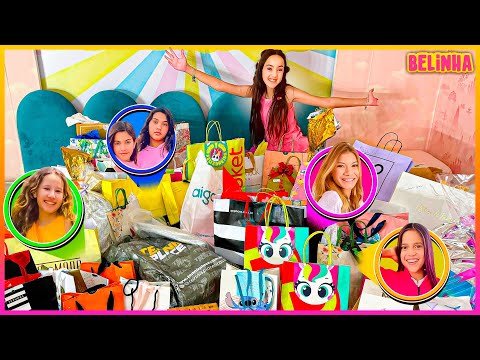 ABRINDO OS PRESENTES QUE GANHEI NA MINHA FESTA DE ANIVERSÁRIO DE 11 ANOS - CANAL DA BELINHA