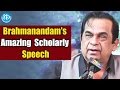 Brahmanandam's Amazing Scholarly Speech @ KOPPARAPU KAVULU 120th year of journey of Avadhaanam