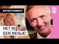 Emotionele Martien Meiland reageert op bevalling Maxime
