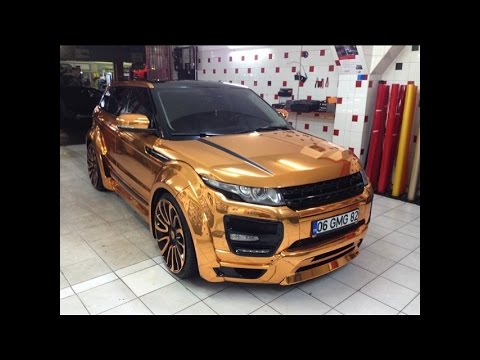 Range rover evoque de ouro