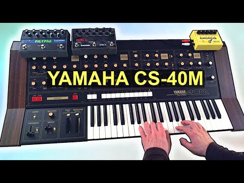Yamaha CS-40M - Ambient Chillout Improvisation | Synthesizer Demo