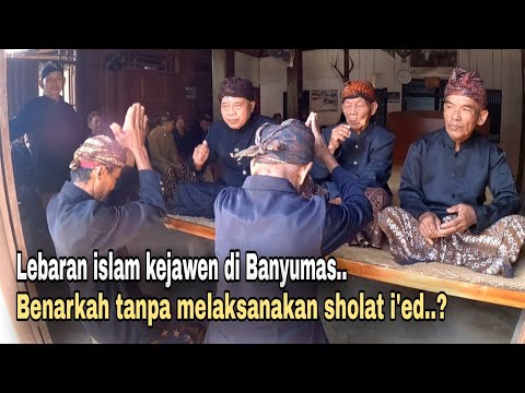 Idul Fitri/Bada Riyaya Komunitas Adat Bonokeling di Desa Pekuncen Kecamatan Jatilawang Kabupaten Banyumas 
