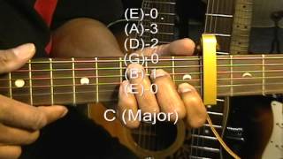 preview picture of video 'Guitar Chord Form Tutorial #146 Guitar Lesson Passenger Style Chords #2 Capo Fret 4'