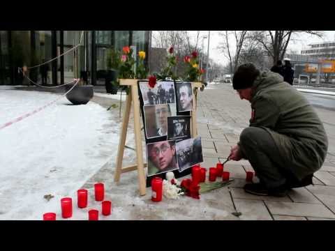 Mahnwache zur Errinnerung Alexander Dolmatow.