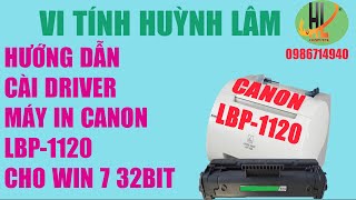 Hướng dẫn cài đặt driver Canon LBP 3000 