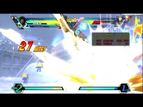 UMvC3: Spencer w/ Parabolic Arrows pickup after midscreen RIP
