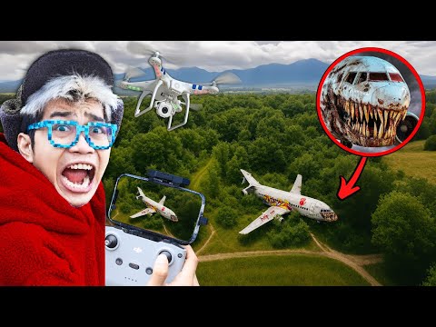 DRONE MENEMUKAN INFECTED SKY PESAWAT TERBENGKALAI SELAMA BELASAN TAHUN, WARGA PANIK!!!