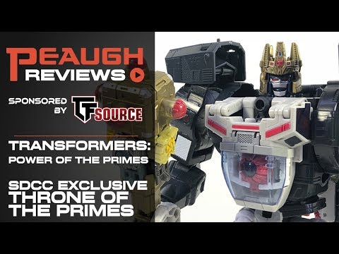 Video Review: Power of the Primes SDCC Exclusive THRONE OF THE PRIMES