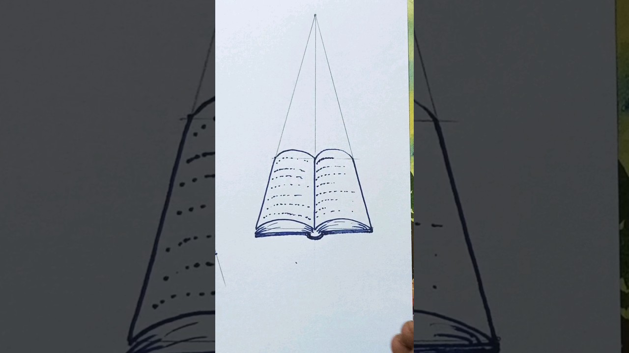 Open Book drawing #drawing #shortsyoutube #shorts