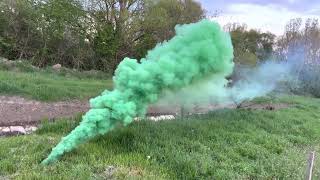 Dymovnica Smoke Turbo 40s zelená 1ks (škrkacie)