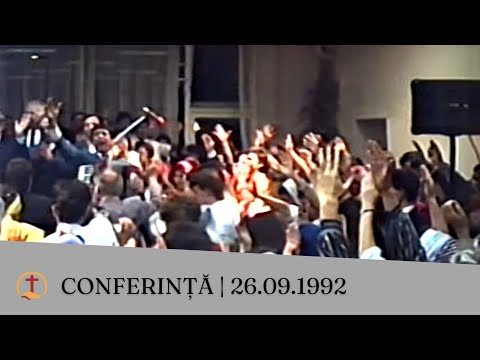 Conferinţă | 26.09.1992 - Partea 1
