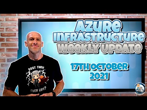 Microsoft Azure Weekly Update 17th October 2021