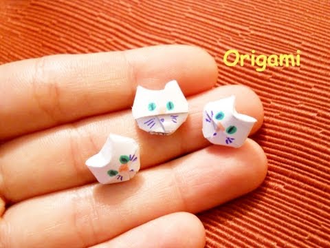 Origami *3D*  =^-^= ℭat ℱaces ∾ ℱaccine di Gatto ⇢ How To / Tutorial