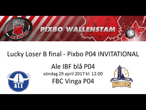 Pixbo P04 Invitational 2017 – Ale IBF blå vs FBC Vinga 170430 12:00