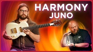 Video thumbnail for The Little Guitar That Could! Falling for the Harmony Juno Electric Guitar by Alamo Music Center
