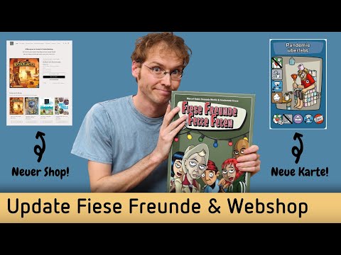 Neue Karte & Lieferung Fiese Freunde - neuer Webshop