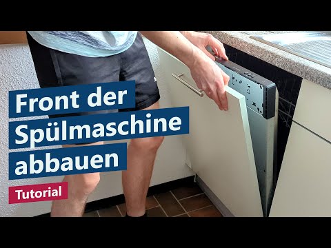 Removing the front panel of the dishwasher – tutorial, instructions