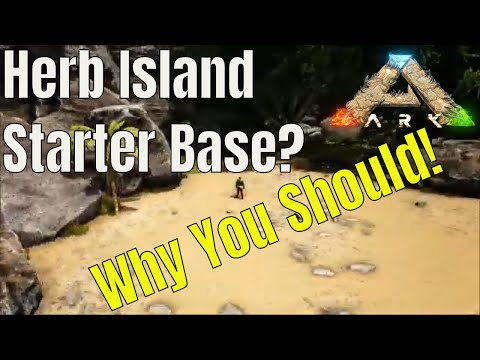 Ark Herbivore Island Why Build Your Starter Base Here?