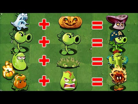 PVZ 2 Discovery - Every Plants Evolution & Fusion.