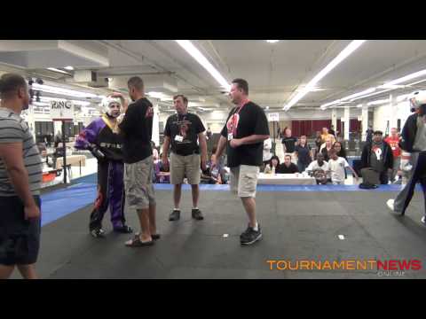 Devin Burke vs Alex Arceo WAKO Men's Fighting at New England Open 2012