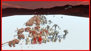 65x HELLHOUND VS 30x SCOURGE WITH 2xHP - ANIMAL REVOLT BATTLE SIMULATOR