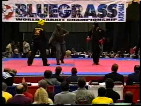 Jason Bourelly vs Dean Fuerstenberg 2001 Bluegrass Nationals Karate Tournament