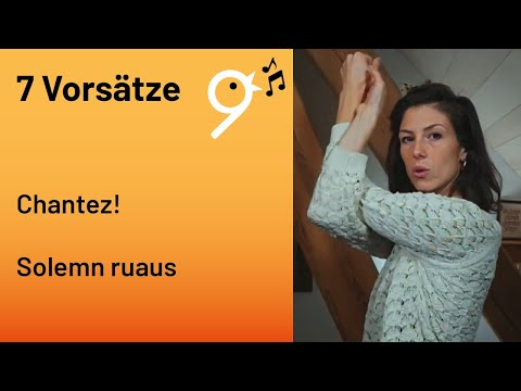 Einsingen um 9 - LIVE - vom 4. Januar 2023 mit Sarah Widmer (Stimmübungen, Gesang)