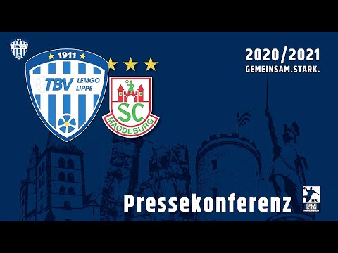 Pressekonferenz TBV Lemgo Lippe - SC Magdeburg