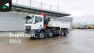 Pārdošana MAN TGS 35.440 TGS 8X4 NEW Fassi F275A.0.26 Crane 13m3 3-way KH Kipp pašizgāzējs - Attēls 4 | Autoline LV Jauns MAN TGS 35.440 TGS 8X4 NEW Fassi F275A.0.26 Crane 13m3 3-way KH Kipp pašizgāzējs | Attēls 4 - Autoline