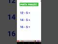 Magic Trick Shorts Subtraction Subtract Fast Fastandeasymaths Math Mathematics Bones